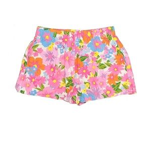 Show Me Your MuMu x Barbie Floral High Waist Shorts - Pink and Multicolor